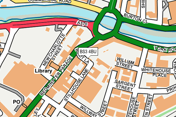 BS3 4BU map - OS OpenMap – Local (Ordnance Survey)