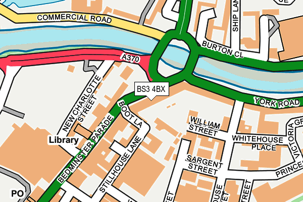 BS3 4BX map - OS OpenMap – Local (Ordnance Survey)