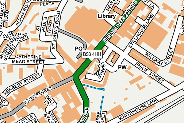 Map of MENOBAY LIMITED at local scale