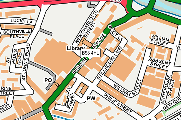 BS3 4HL map - OS OpenMap – Local (Ordnance Survey)