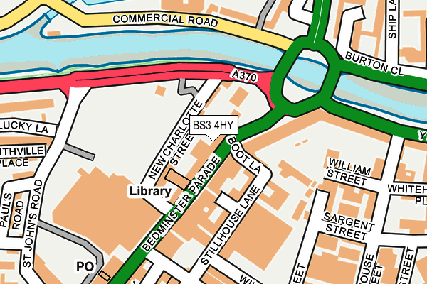 BS3 4HY map - OS OpenMap – Local (Ordnance Survey)