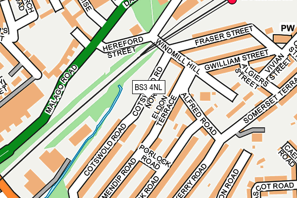 BS3 4NL map - OS OpenMap – Local (Ordnance Survey)