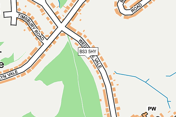 BS3 5HY map - OS OpenMap – Local (Ordnance Survey)