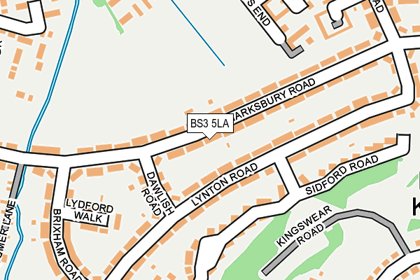 BS3 5LA map - OS OpenMap – Local (Ordnance Survey)