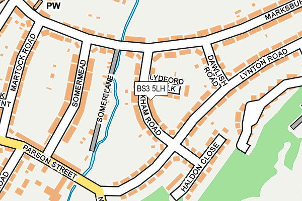 BS3 5LH map - OS OpenMap – Local (Ordnance Survey)