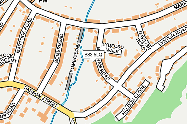 BS3 5LQ map - OS OpenMap – Local (Ordnance Survey)