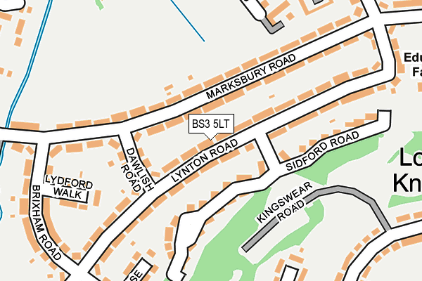 BS3 5LT map - OS OpenMap – Local (Ordnance Survey)