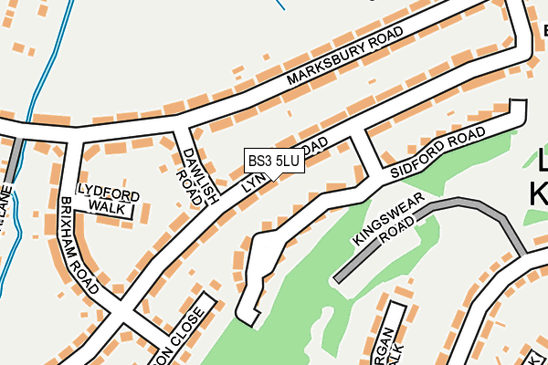 BS3 5LU map - OS OpenMap – Local (Ordnance Survey)