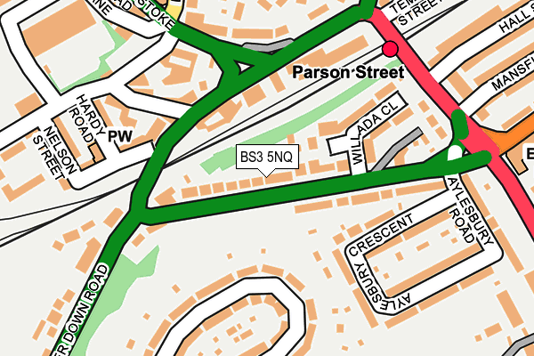 BS3 5NQ map - OS OpenMap – Local (Ordnance Survey)