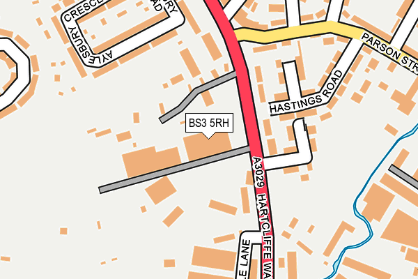 BS3 5RH map - OS OpenMap – Local (Ordnance Survey)