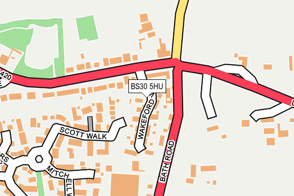 Map of PERRYS PAWS LIMITED at local scale