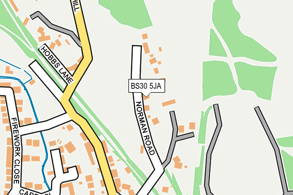 BS30 5JA map - OS OpenMap – Local (Ordnance Survey)