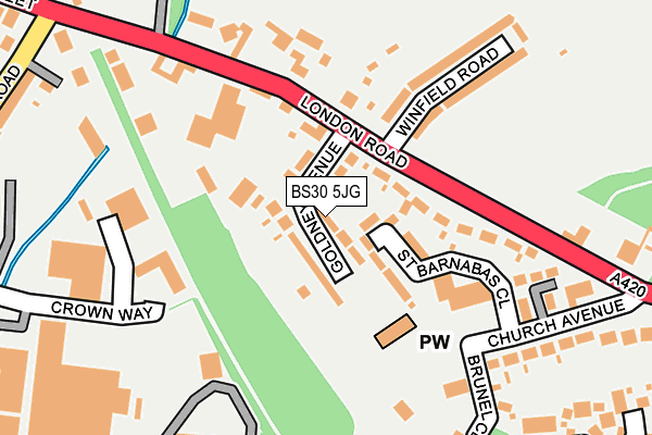 BS30 5JG map - OS OpenMap – Local (Ordnance Survey)
