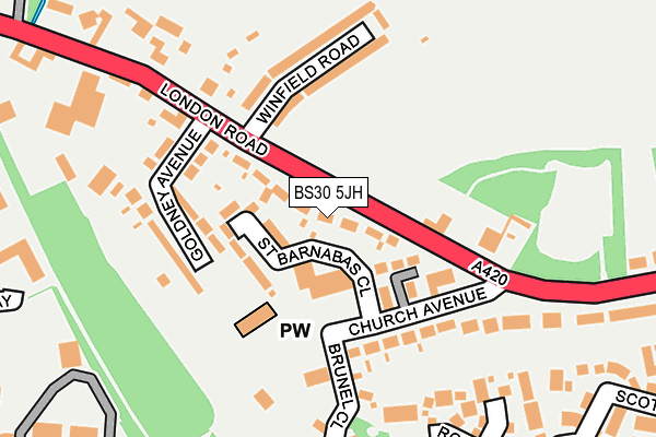 BS30 5JH map - OS OpenMap – Local (Ordnance Survey)