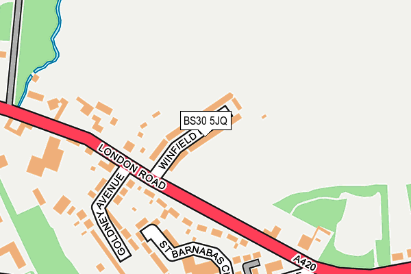 BS30 5JQ map - OS OpenMap – Local (Ordnance Survey)