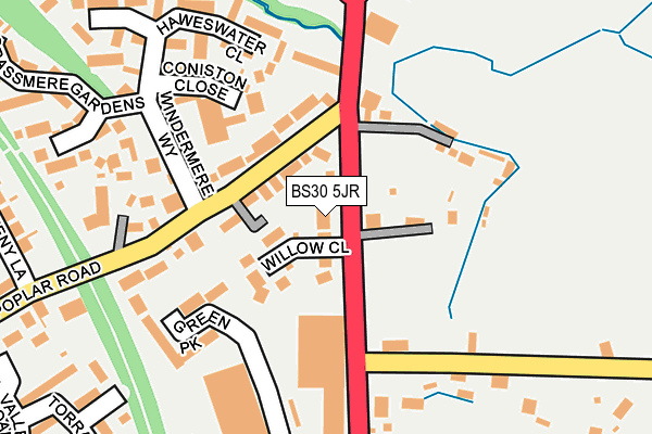 BS30 5JR map - OS OpenMap – Local (Ordnance Survey)