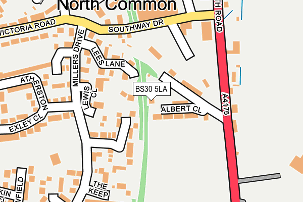 BS30 5LA map - OS OpenMap – Local (Ordnance Survey)