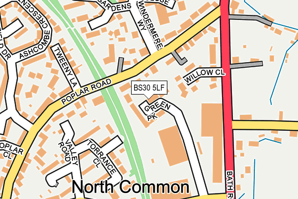 BS30 5LF map - OS OpenMap – Local (Ordnance Survey)