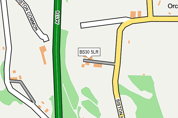 BS30 5LR map - OS OpenMap – Local (Ordnance Survey)