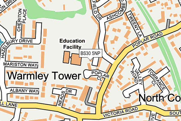 BS30 5NP map - OS OpenMap – Local (Ordnance Survey)