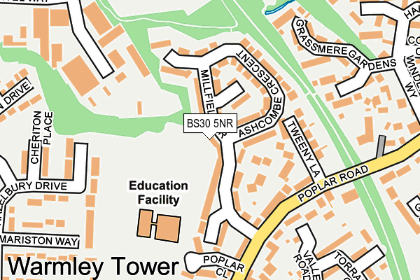 BS30 5NR map - OS OpenMap – Local (Ordnance Survey)