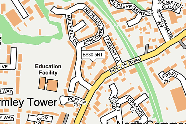 BS30 5NT map - OS OpenMap – Local (Ordnance Survey)
