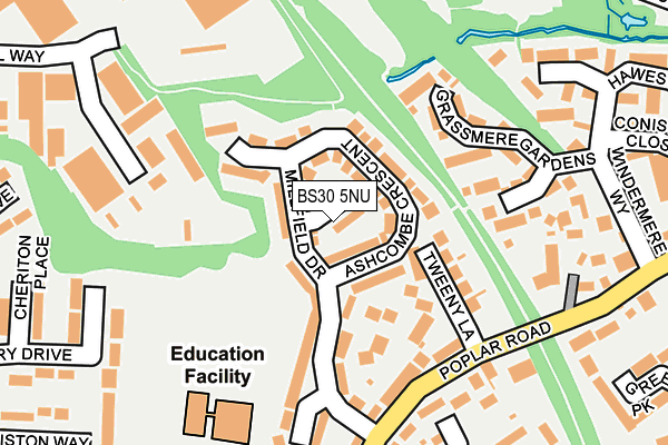 BS30 5NU map - OS OpenMap – Local (Ordnance Survey)
