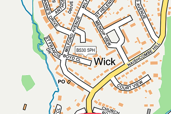 BS30 5PH map - OS OpenMap – Local (Ordnance Survey)