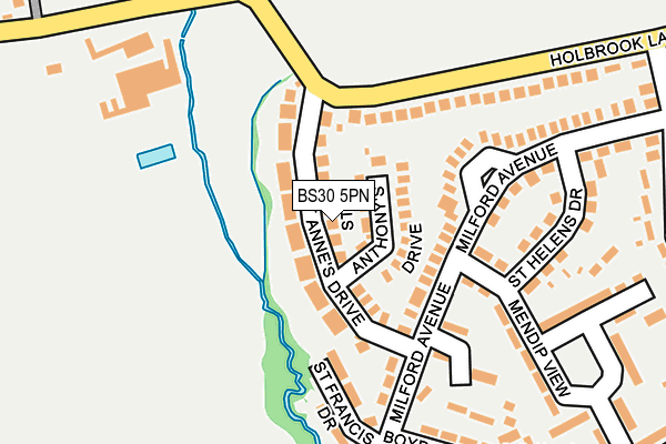 BS30 5PN map - OS OpenMap – Local (Ordnance Survey)