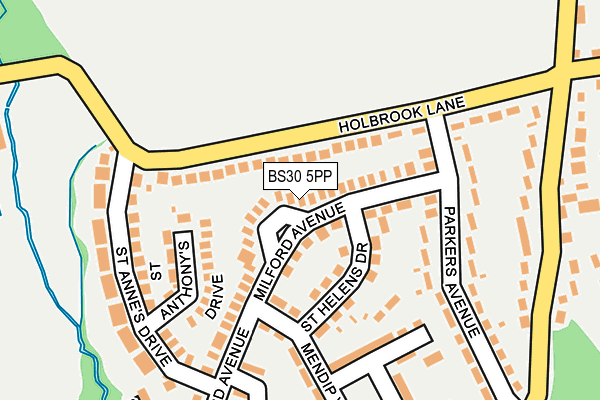 BS30 5PP map - OS OpenMap – Local (Ordnance Survey)