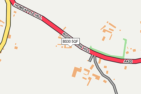 BS30 5QF map - OS OpenMap – Local (Ordnance Survey)