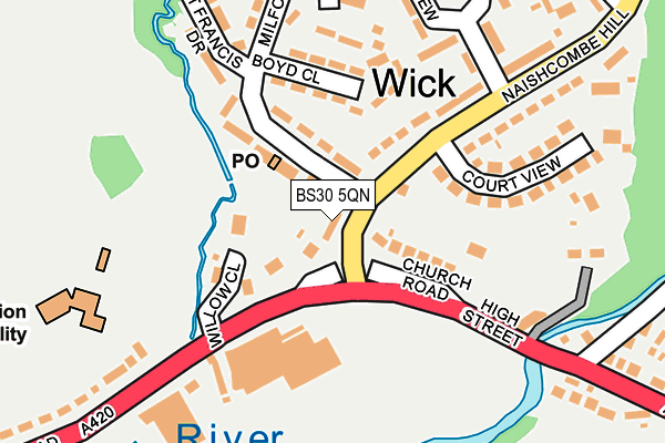 BS30 5QN map - OS OpenMap – Local (Ordnance Survey)