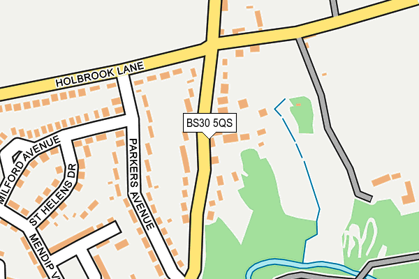 BS30 5QS map - OS OpenMap – Local (Ordnance Survey)