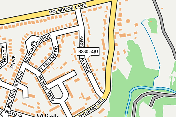 BS30 5QU map - OS OpenMap – Local (Ordnance Survey)