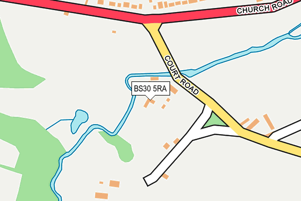 BS30 5RA map - OS OpenMap – Local (Ordnance Survey)