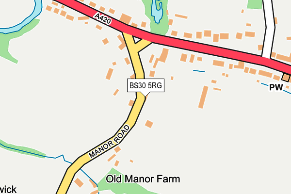 BS30 5RG map - OS OpenMap – Local (Ordnance Survey)