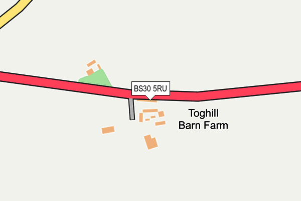 BS30 5RU map - OS OpenMap – Local (Ordnance Survey)