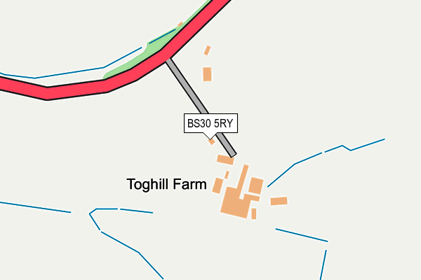 BS30 5RY map - OS OpenMap – Local (Ordnance Survey)