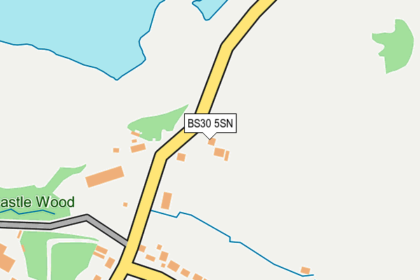 BS30 5SN map - OS OpenMap – Local (Ordnance Survey)