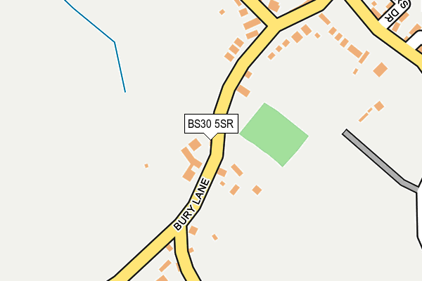 BS30 5SR map - OS OpenMap – Local (Ordnance Survey)