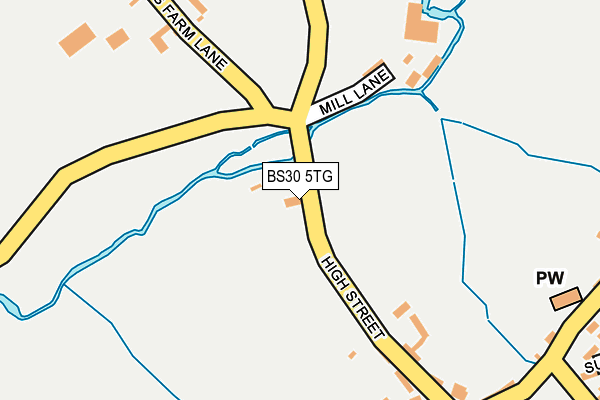 BS30 5TG map - OS OpenMap – Local (Ordnance Survey)