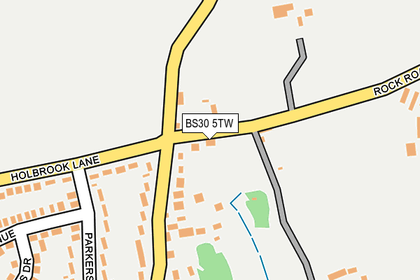 BS30 5TW map - OS OpenMap – Local (Ordnance Survey)