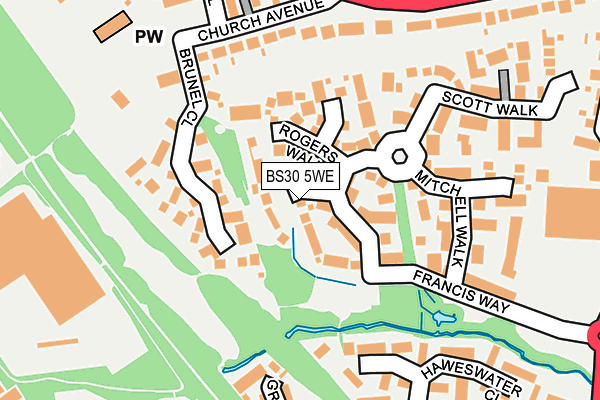 BS30 5WE map - OS OpenMap – Local (Ordnance Survey)