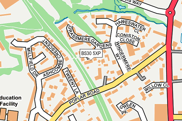 BS30 5XP map - OS OpenMap – Local (Ordnance Survey)