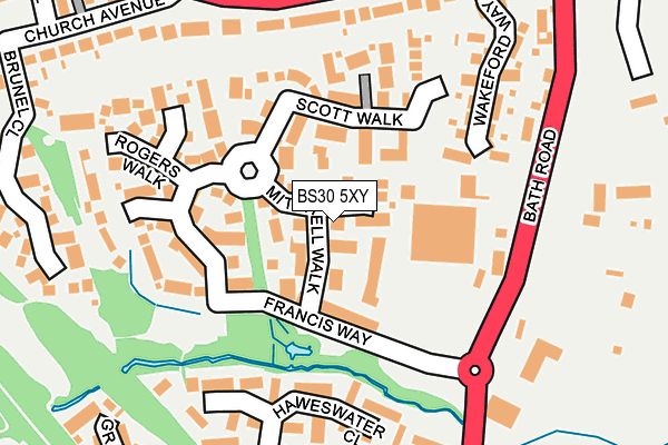 BS30 5XY map - OS OpenMap – Local (Ordnance Survey)