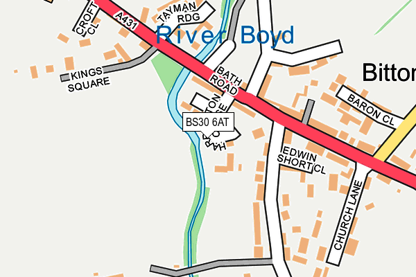 BS30 6AT map - OS OpenMap – Local (Ordnance Survey)