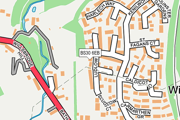 BS30 6EB map - OS OpenMap – Local (Ordnance Survey)