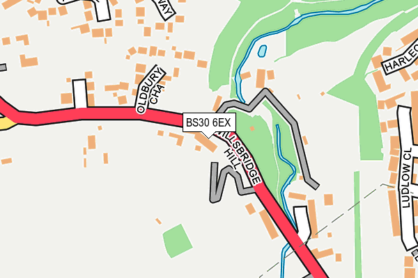 BS30 6EX map - OS OpenMap – Local (Ordnance Survey)