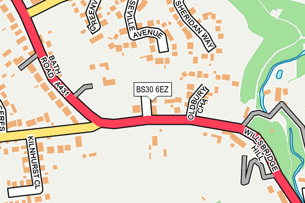 BS30 6EZ map - OS OpenMap – Local (Ordnance Survey)