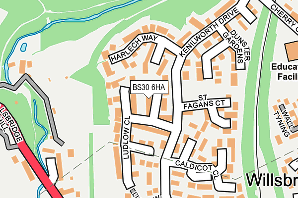 BS30 6HA map - OS OpenMap – Local (Ordnance Survey)